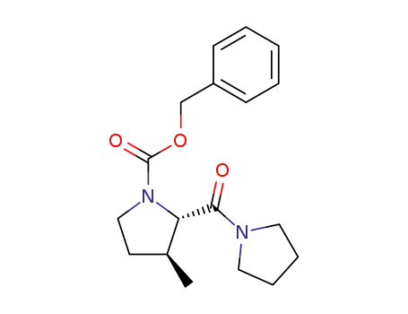 1-[N-(benzyloxycarbonyl)-3(S)-methyl-L-prolyl]pyrrolidine