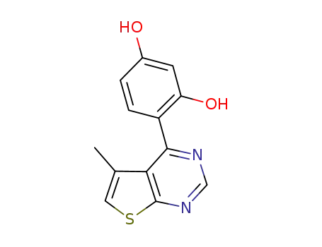 4-(benzene-1,3-diol) 6-methylthieno[2,3-d]pyrimidine