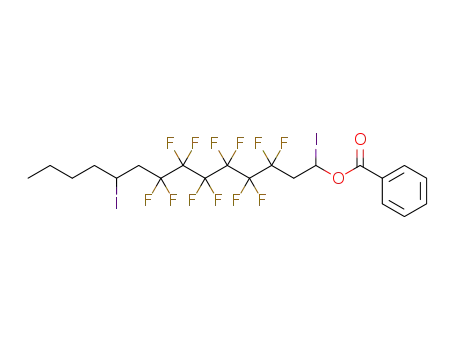 3,3,4,4,5,5,6,6,7,7,8,8-dodecafluoro-1,10-diiodotetradecyl benzoate