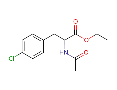Phenylalanine, N-acetyl-4-chloro-, ethyl ester