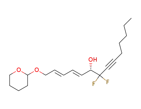 (2E,4E)-(S)-7,7-Difluoro-1-(tetrahydro-pyran-2-yloxy)-tetradeca-2,4-dien-8-yn-6-ol