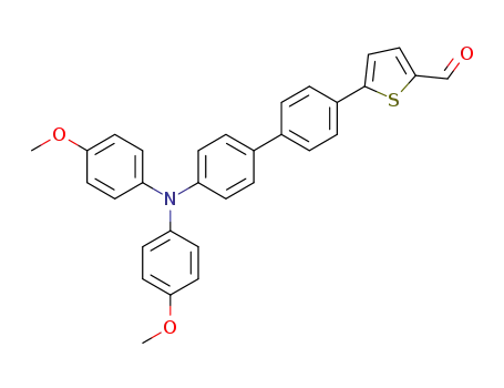5-(4'-(di(4-methoxyphenyl)amino)biphenyl-4-yl)thiophene-2-carbaldehyde