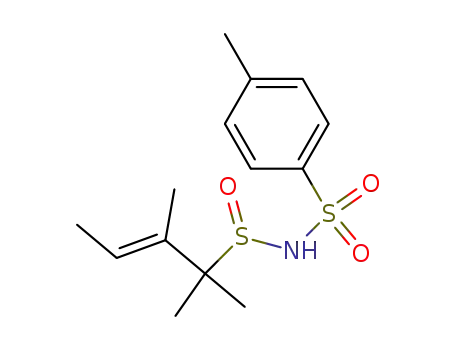 N-<(E)-1,1,2-Trimethyl-2-butenylsulfinyl>-p-toluolsulfonamid
