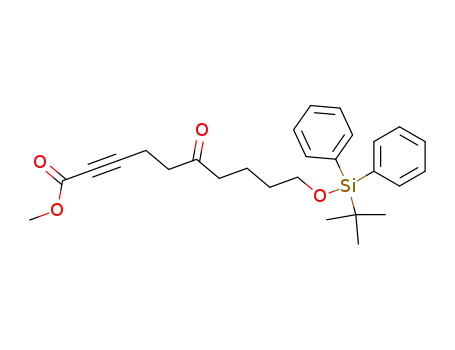 10-(tert-Butyl-diphenyl-silanyloxy)-6-oxo-dec-2-ynoic acid methyl ester