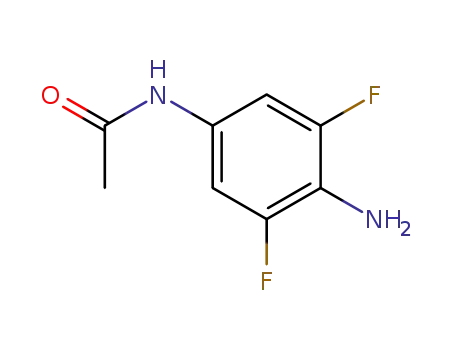 Molecular Structure of 3743-90-6 (N-(4-amino-3,5-difluoro-phenyl)acetamide)