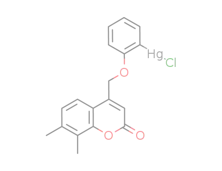 4-(2-chloromercury-phenoxymethyl)-7,8-dimethyl-chromene-2-one