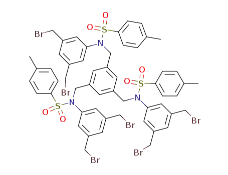 benzene<3-1,3,5>:<5-(N-tosyl-1-azaethyl)-1,3-phenylene>:bromomethane
