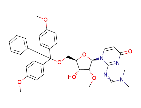 5'-O-dimethoxytrityl-2'-O-methyl-N<sup>2</sup>-(N',N'-dimethylformamidine)isocytidine