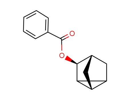 Molecular Structure of 106422-08-6 (Benzoic acid (3S,4R,6R)-tricyclo[2.2.1.0<sup>2,6</sup>]hept-3-yl ester)