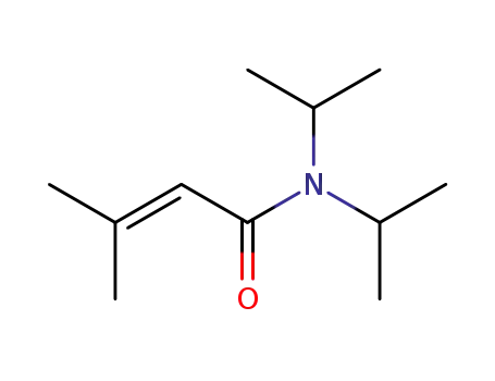 Molecular Structure of 15745-04-7 (3-methyl-N,N-di(propan-2-yl)but-2-enamide)