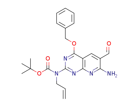 tert-butyl allyl-(7-amino-4-(benzyloxy)-6-formylpyrido[2,3-d]pyrimidin-2-yl)carbamate
