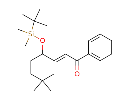 (E)-2-(2-(tert-butyldimethylsilyloxy)-5,5-dimethylcyclohexylidene)-1-(cyclohexa-1,5-dienyl)ethanone