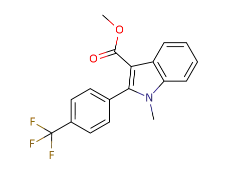 methyl 1-methyl-2-(4-trifluoromethylphenyl)-1H-indole-3-carboxylate