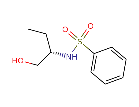 Molecular Structure of 186246-71-9 ((S)-N-benzenesulfonyl-2-amino-1-butanol)