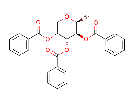 (4,5-dibenzoyloxy-2-bromo-oxan-3-yl) benzoate cas  40010-17-1