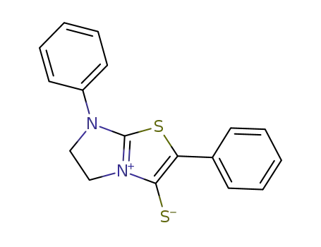 2,7-diphenyl-5H,6H,7H-imidazo[2,1-b]-1,4-thiazolium-3-thiolate