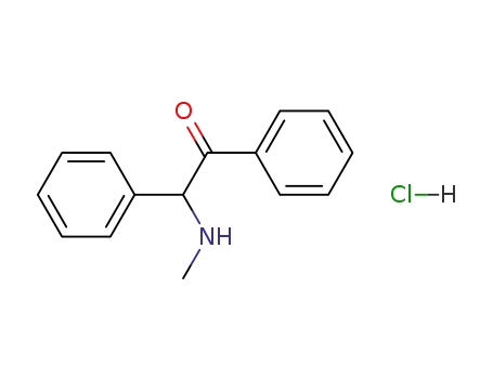 Molecular Structure of 52514-77-9 (N-methyl-2-oxo-1,2-diphenylethanaminium chloride)