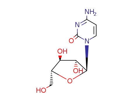 Molecular Structure of 7428-39-9 (4-Amino-1-alpha-D-arabinofuranosyl-2(1H)-pyrimidinone)