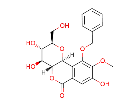 Molecular Structure of 1240795-79-2 (10-O-benzylbergenin)