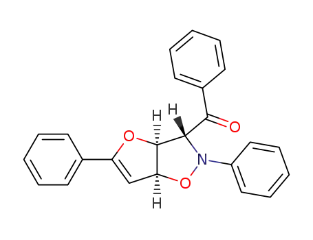 2,5-diphenyl-3-benzoyl-3a,6a-dihydrofuro<3,2-c>isoxazoline