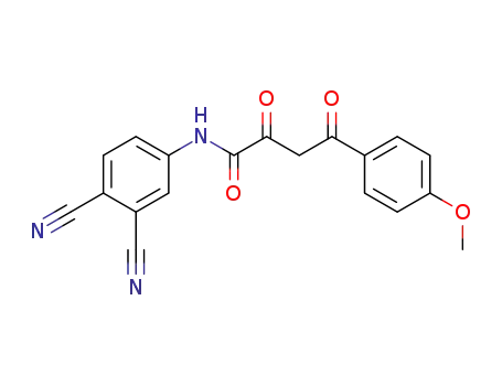 N-(3,4-Dicyano-phenyl)-4-(4-methoxy-phenyl)-2,4-dioxo-butyramide