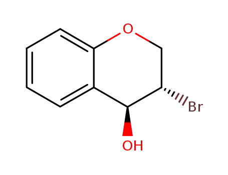 3-bromo-3,4-dihydro-2H-1-benzopyran-4-ol, trans