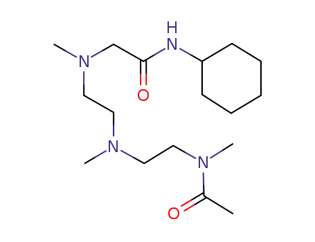 Molecular Structure of 1097638-57-7 (N-cyclohexyl-2-(methyl(2-(methyl(2-(N-methylacetamido)ethyl)amino)ethyl)amino)acetamide)