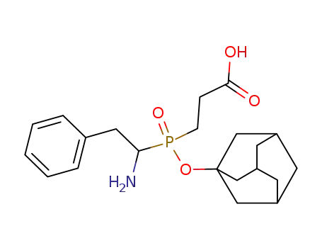3-[(Adamantan-1-yloxy)-(1-amino-2-phenyl-ethyl)-phosphinoyl]-propionic acid
