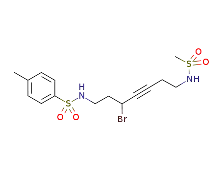 N-[3-bromo-7-(methylsulfonamido)hept-4-yn-1-yl]-4-methylphenylsulfonamide