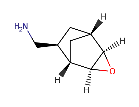 Molecular Structure of 220555-34-0 (3-Oxatricyclo[3.2.1.02,4]octane-6-methanamine  (9CI))