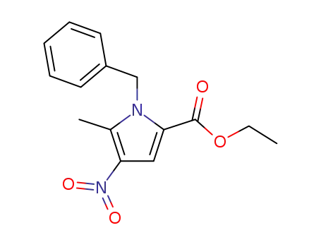 1-Benzyl-5-methyl-4-nitro-1H-pyrrole-2-carboxylic acid ethyl ester