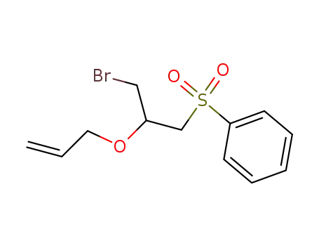 (2-Allyloxy-3-bromo-propane-1-sulfonyl)-benzene