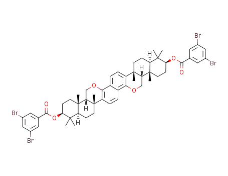 Molecular Structure of 1237825-70-5 (C<sub>54</sub>H<sub>60</sub>Br<sub>4</sub>O<sub>6</sub>)