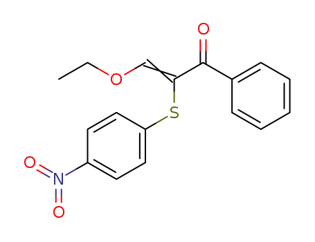 3-ethoxy-2-[(4-nitrophenyl)sulfanyl]-1-phenylprop-2-en-1-one
