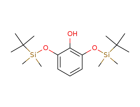 Molecular Structure of 197014-35-0 (2,6-Bis-(t-butyl dimethylsilyloxy) phenol)