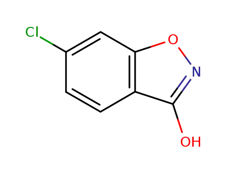 Molecular Structure of 61977-29-5 (6-CHLOROBENZO[D]ISOXAZOL-3-OL)