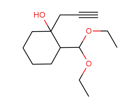 2-diethoxymethyl-1-prop-2-ynylcyclohexanol
