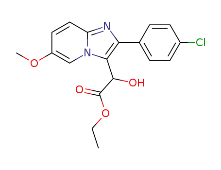 [2-(4-Chloro-phenyl)-6-methoxy-imidazo[1,2-a]pyridin-3-yl]-hydroxy-acetic acid ethyl ester