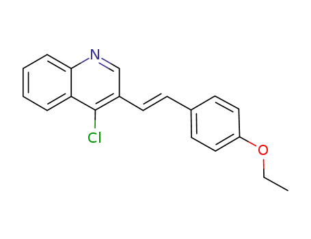 (E)-4-chloro-4'-ethoxy-3-styrylquinoline
