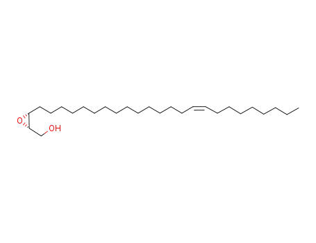 Molecular Structure of 159627-82-4 ((2S,3R,18Z)-2,3-epoxy-18-heptacosen-1-ol)