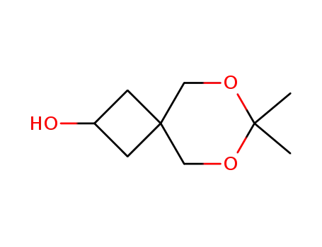 Molecular Structure of 141352-52-5 (7,7-dimethyl-6,8-dioxaspiro[3.5]nonan-2-ol)