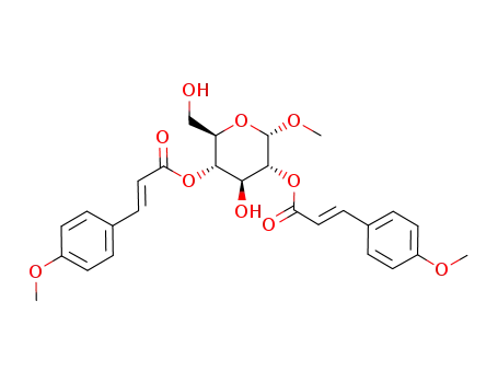 methyl α-D-glucopyranoside 2,4-di-p-methoxycinnamate