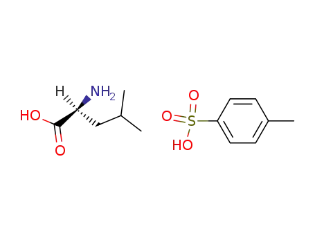 Molecular Structure of 5042-70-6 (L-Leucine, 4-methylbenzenesulfonate)