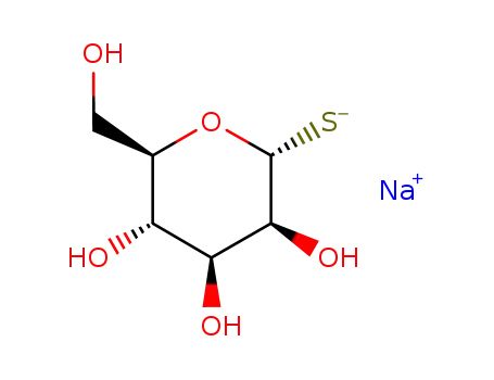 Molecular Structure of 111057-34-2 (1-Thio-α-D-mannose Natriumsalz)
