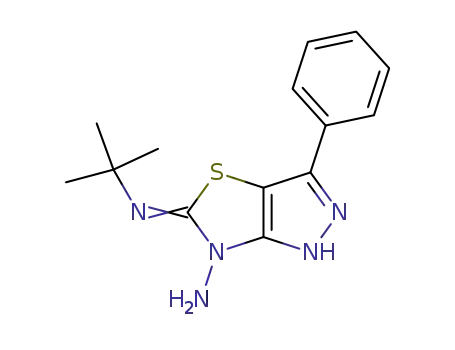 5-[(E)-tert-Butylimino]-3-phenyl-1H-pyrazolo[3,4-d]thiazol-6-ylamine