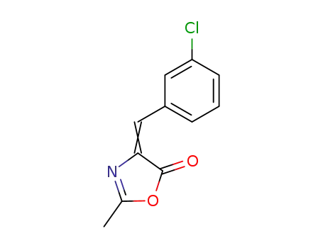 5(4H)-Oxazolone, 4-[(3-chlorophenyl)methylene]-2-methyl-