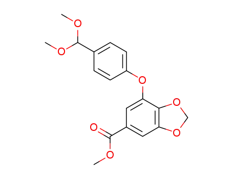 methyl 3-<4-(dimethoxymethyl)phenoxy>-4,5-(methylenedioxy)benzoate