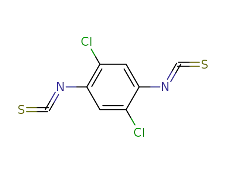 Molecular Structure of 97954-63-7 (Benzene, 1,4-dichloro-2,5-diisothiocyanato-)