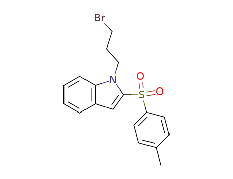 1-(3-Bromopropyl)-2-<(4-methylphenyl)sulfonyl>-1H-indole