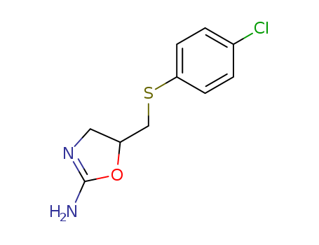 2-AMINO-5-((p-CHLOROPHENYL)THIO-METHYL)-2-OXAZOLINE